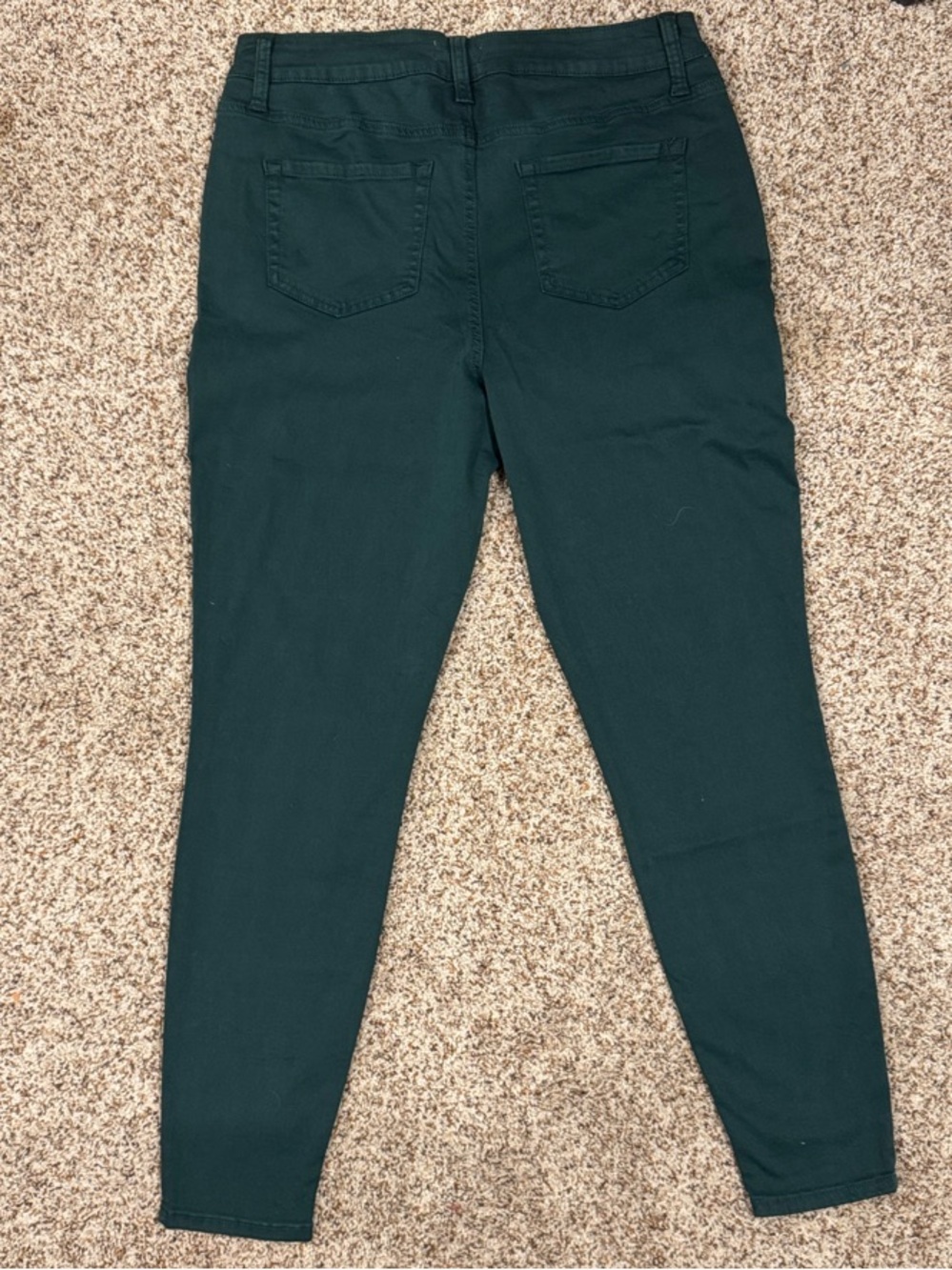 Maurices Dark Green Jeggings Large - Picture 2 of 4
